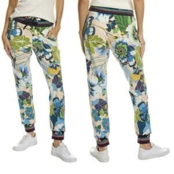 Johnny Was Womens Jenn French Terry Floral Jogger Pants XS - Picture 1 of 6